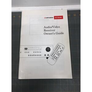 Mitsubishi M-VR400 Audio/Video Receiver Owner's Guide Manual Only